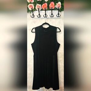 Reitmans Signature Velvet Mockneck Mini Dress